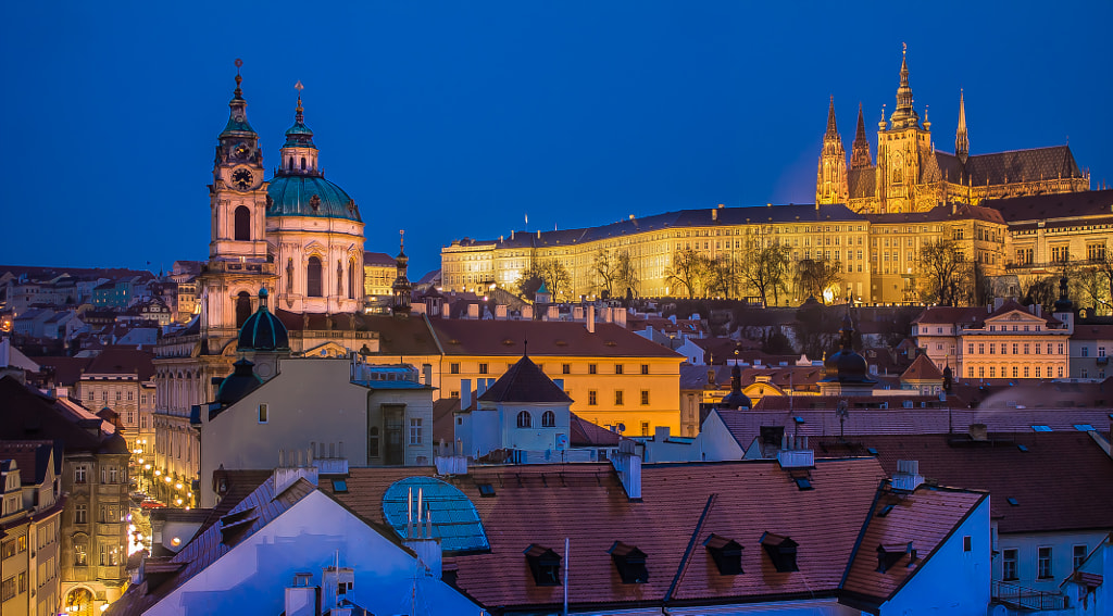 Photograph Blue hour in Prague by Abu Niyam on 500px