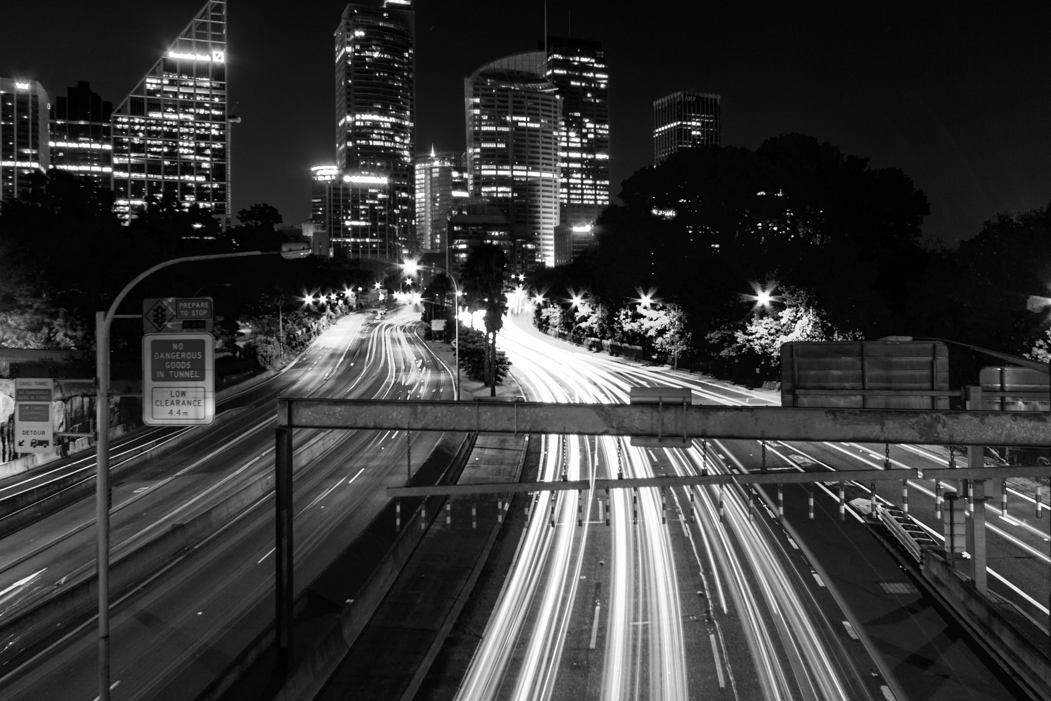 Sydney's CBD Light Trail