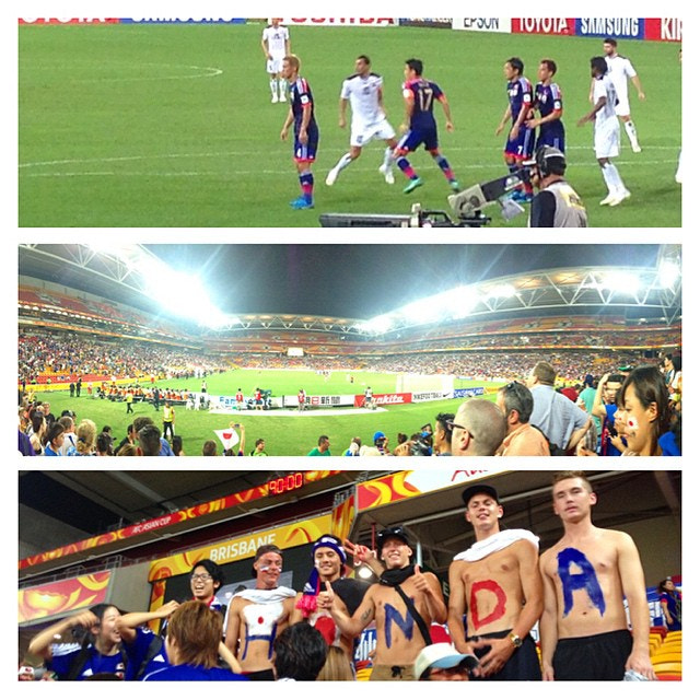 #Australia #football #asiacup2015 #japan #honda #brisbane #サッカー #日本代表 #イラン戦