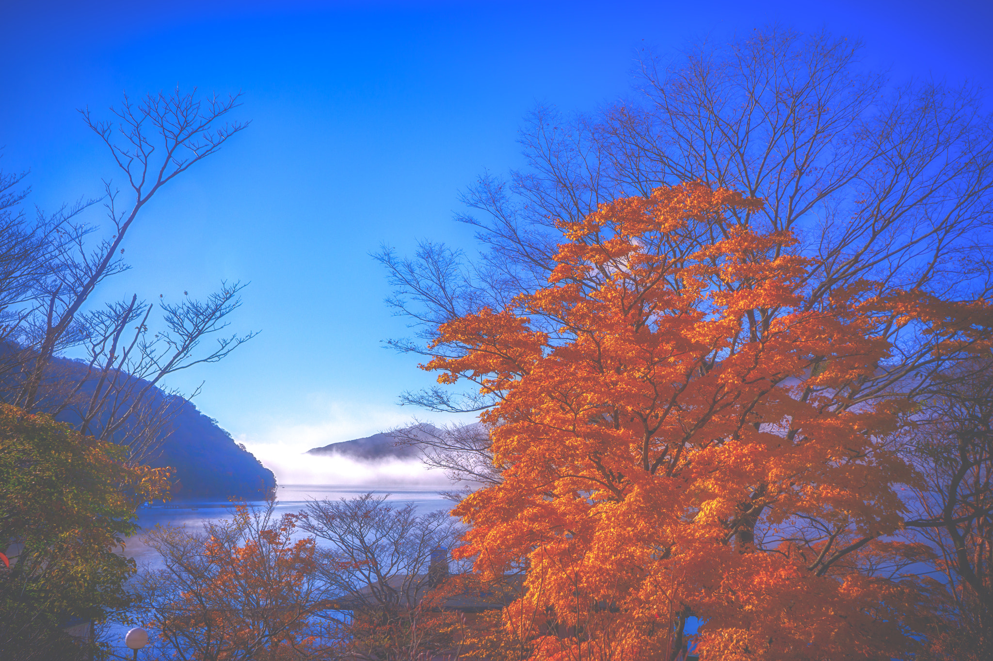 芦ノ湖，箱根 (Lake Ashi, Hakone, Japan)