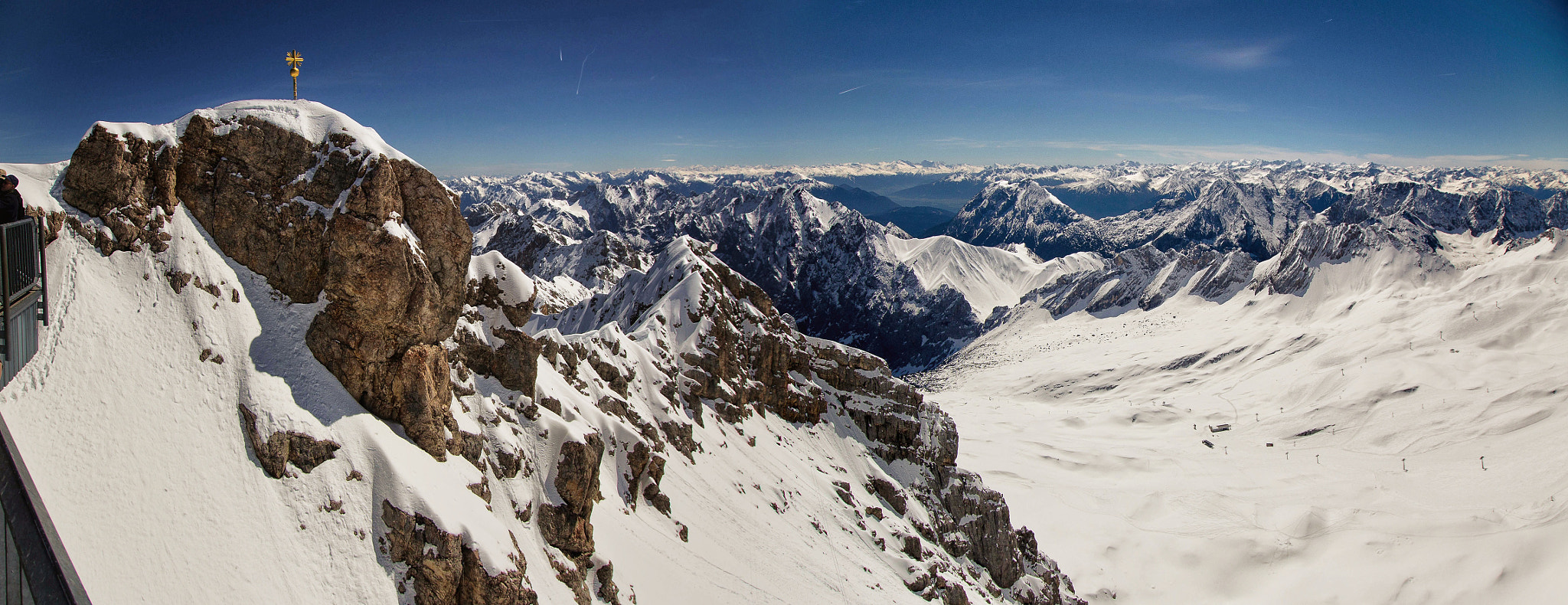 Panorama depuis le Zugspitze