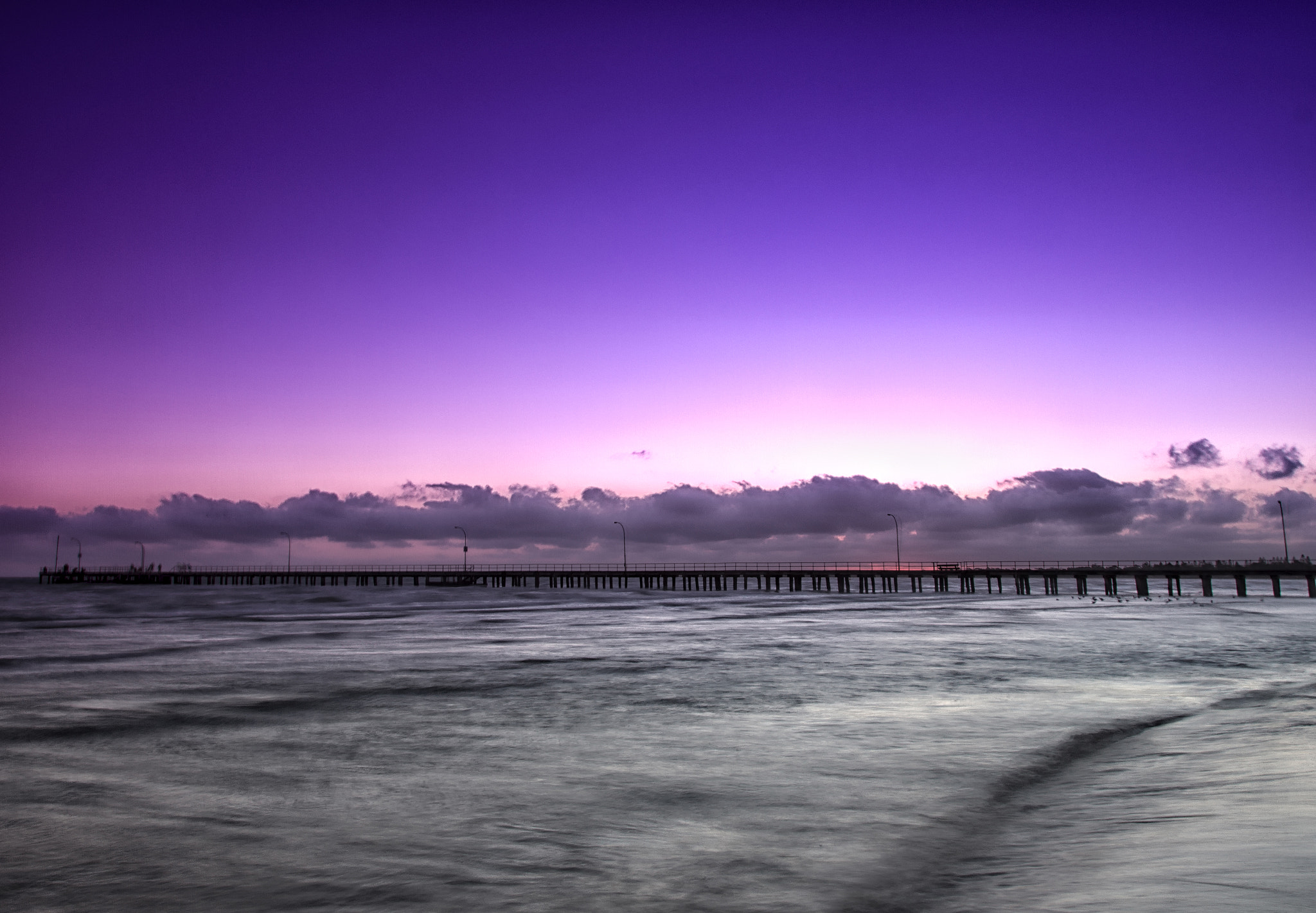 Altona Beach at sunset