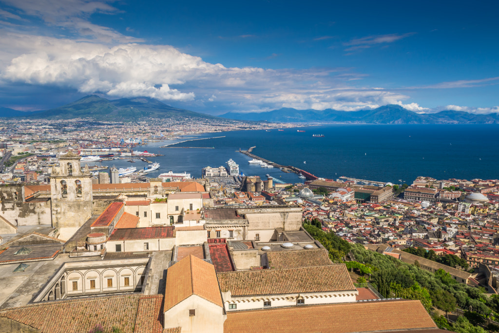 Naples and Mount Vesuvius, Italy by Rosario Manzo on 500px.com