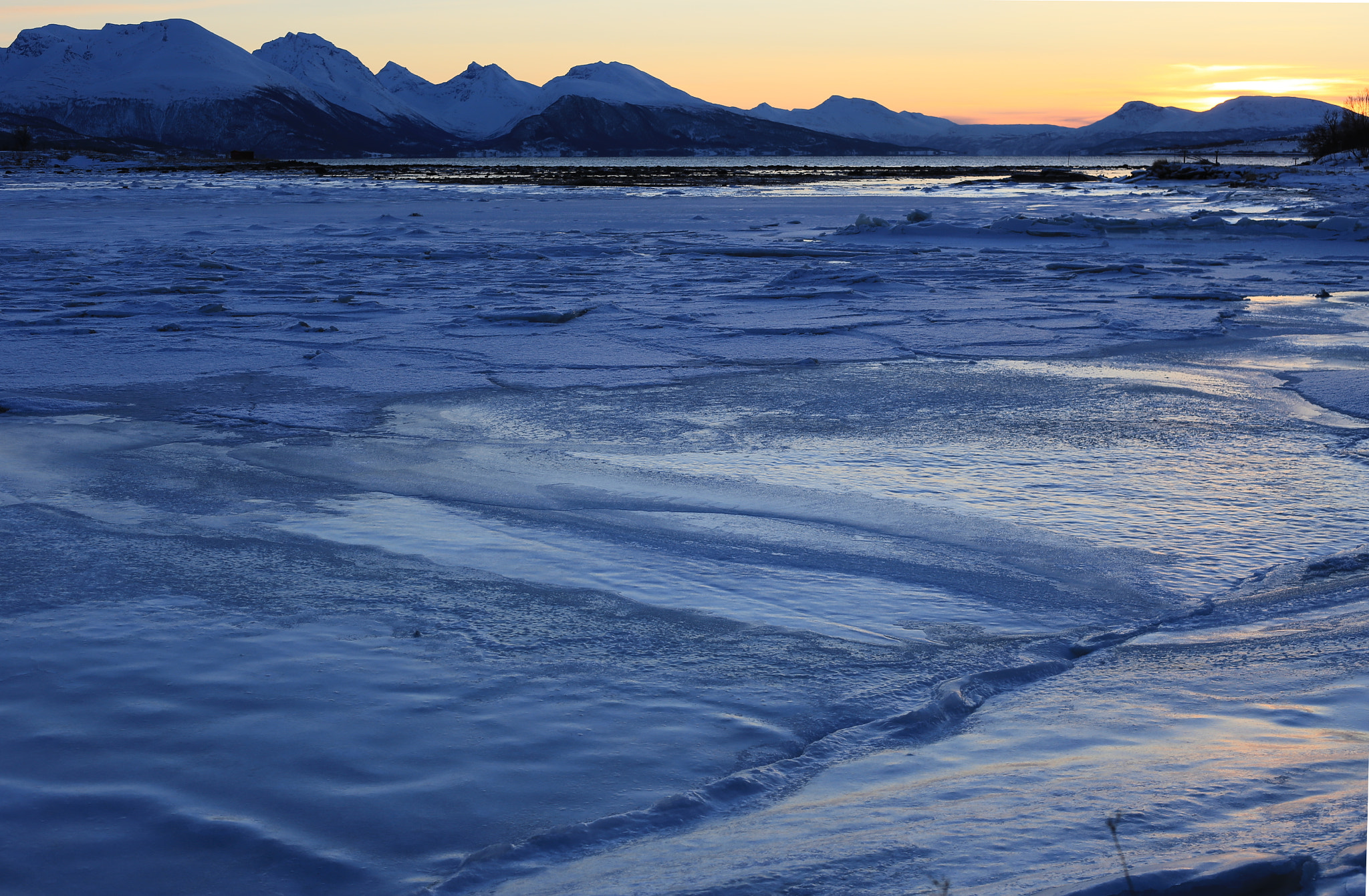 ice on the water