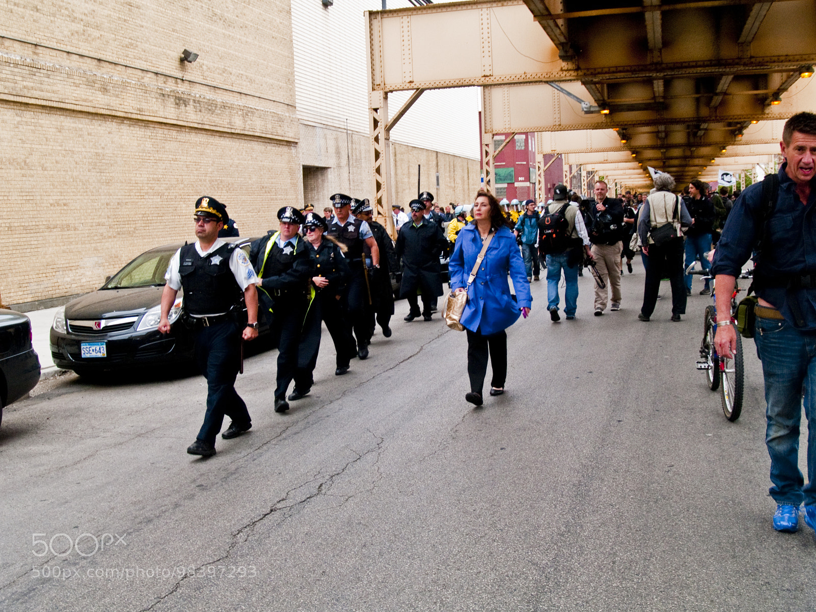 Olympus E-500 (EVOLT E-500) sample photo. Nato protest march 5 photography
