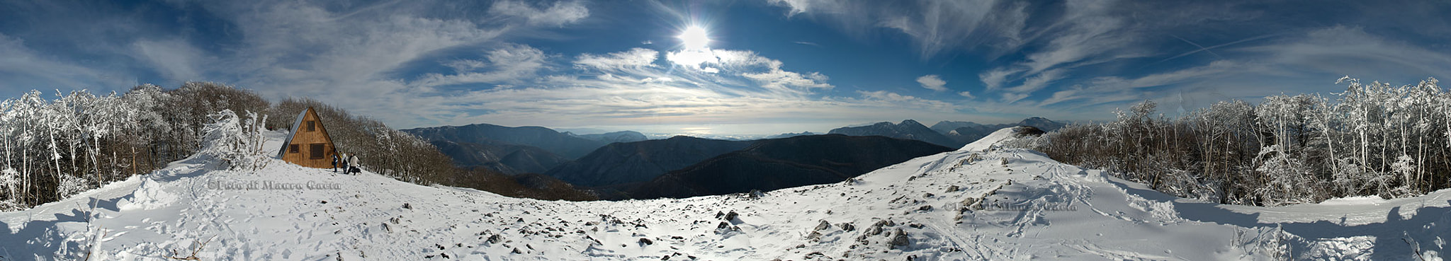 Golfo di Salerno da 1700m dal monte Laceno