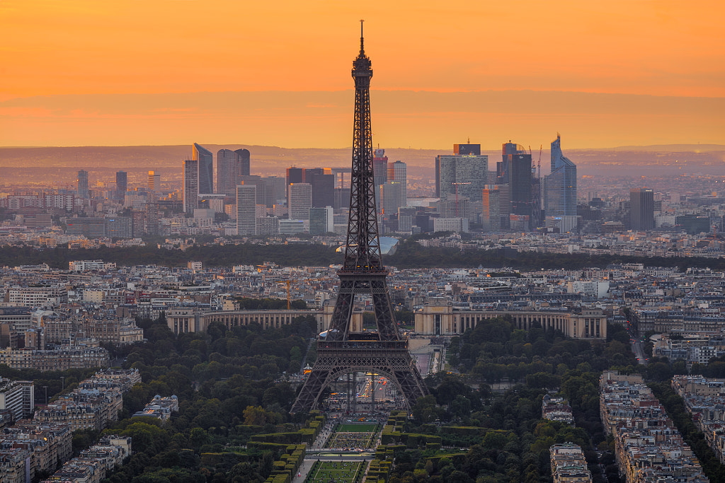 Photograph Sundown over Paris by Andrew Thomas on 500px