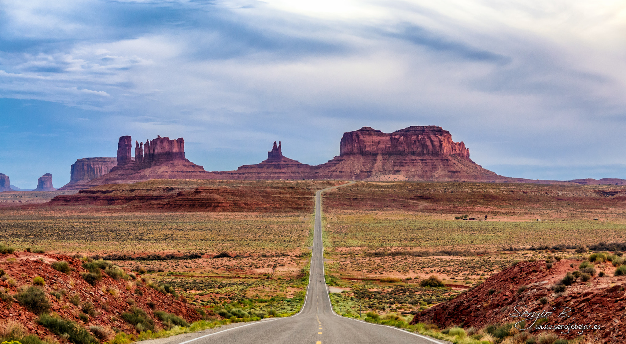 Highway 163 from the mile 13 Monument Valley