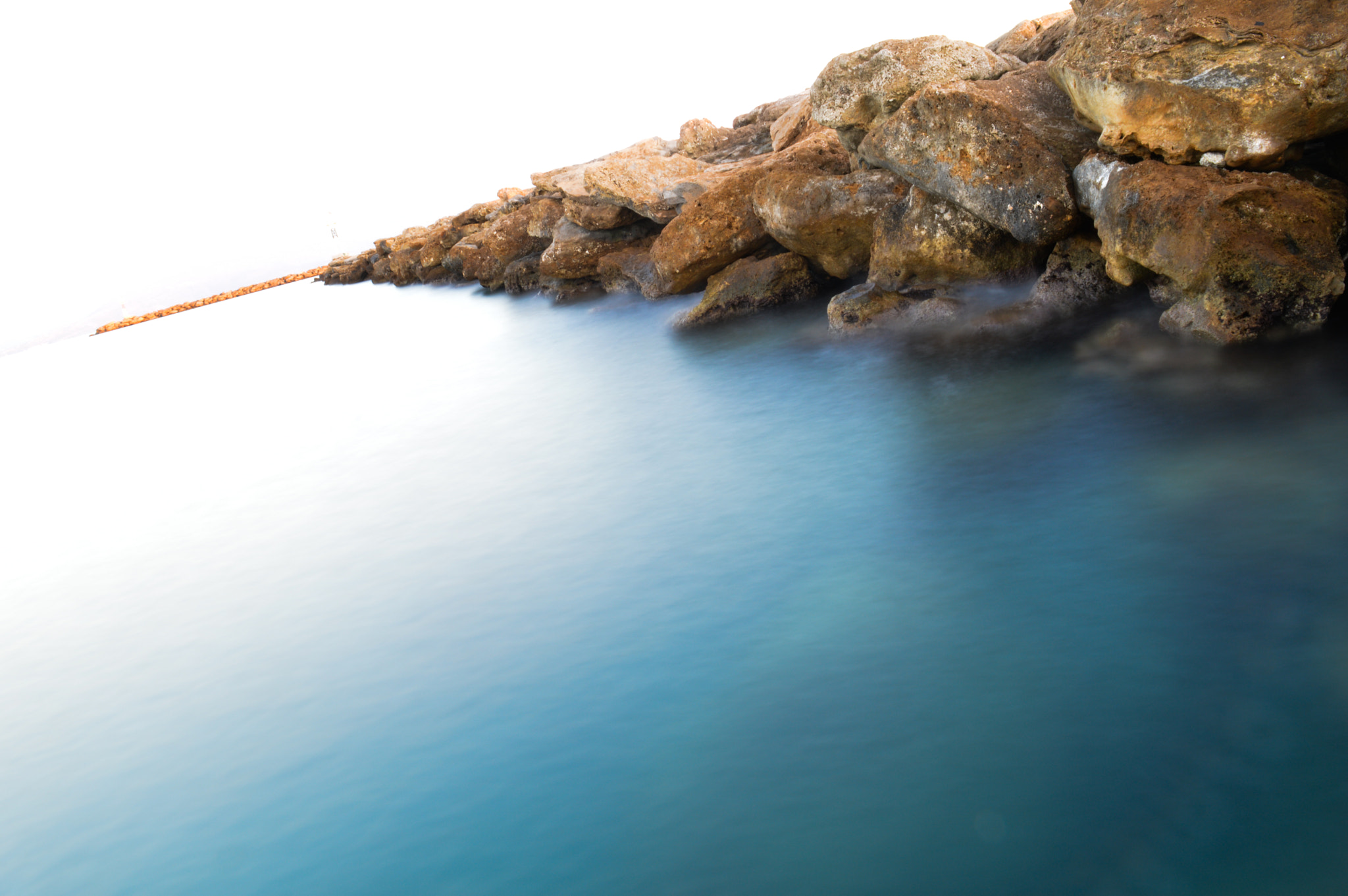 Long exposure sea