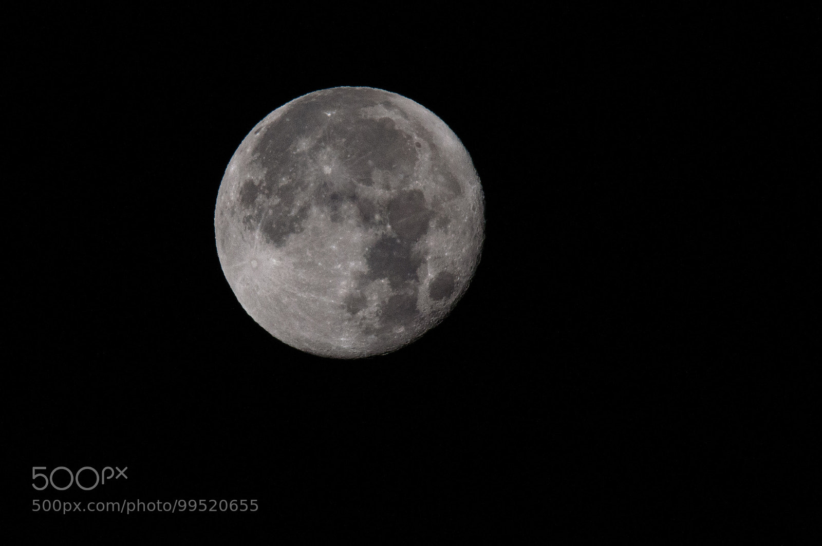 Nikon D300 sample photo. Full moon photography