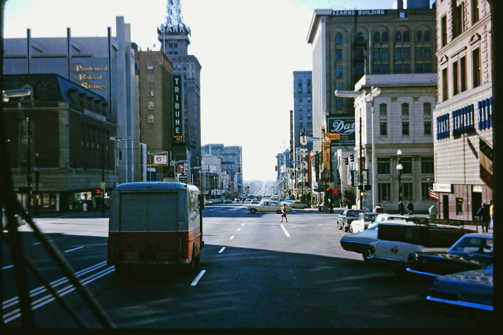 Looking South on Main Street, Utah, 1967