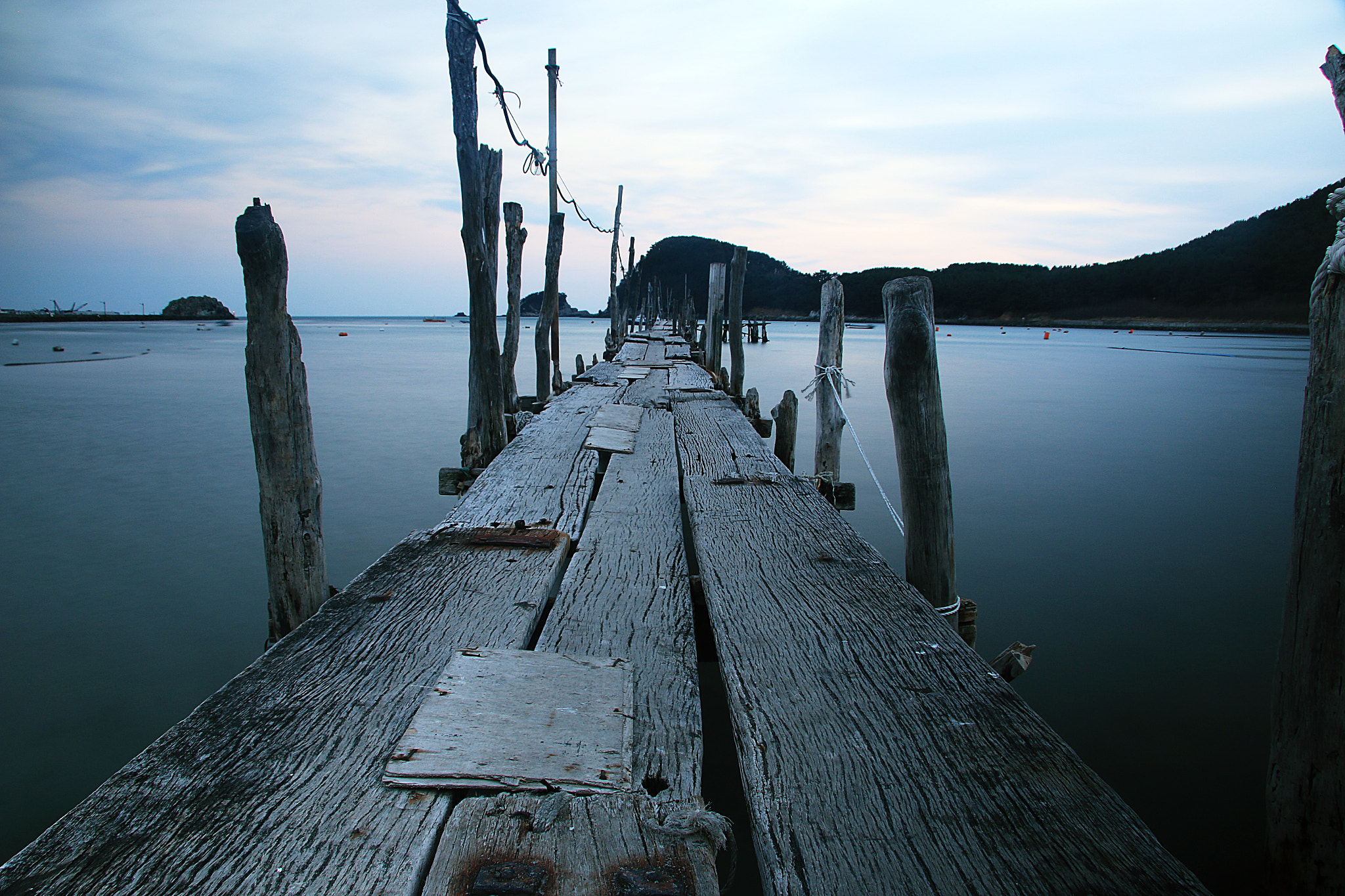 A Gray Sunset in Dadaepo Pier