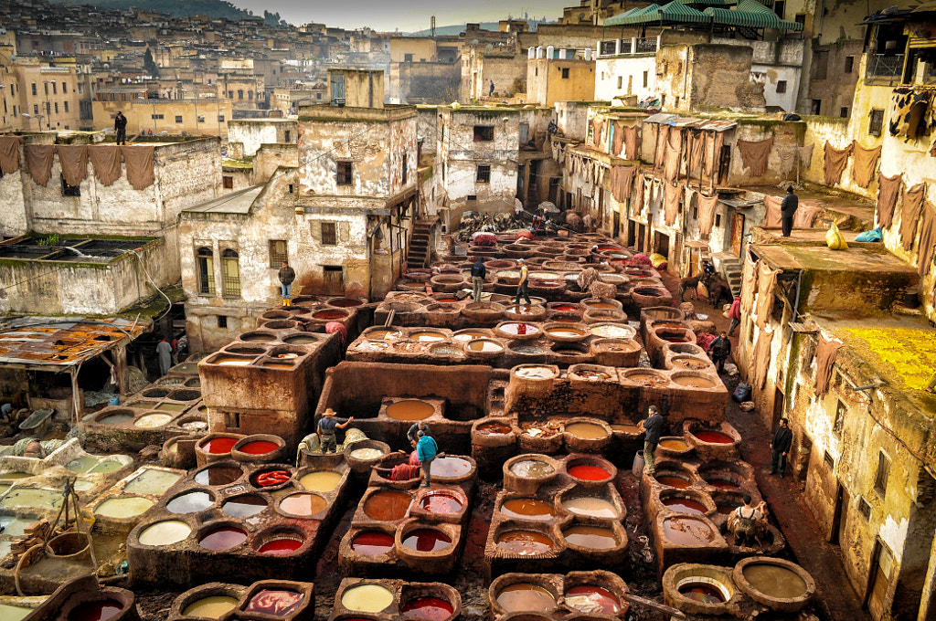 Tannery in Fez, Marocco by Jose Gieskes on 500px.com