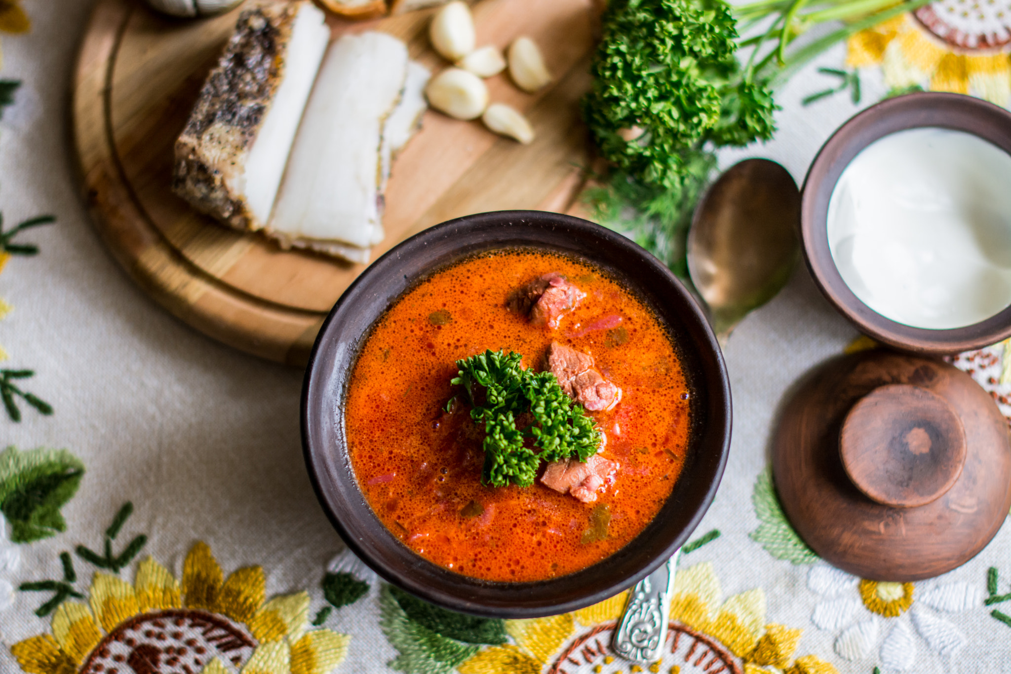 Ukrainian borsch